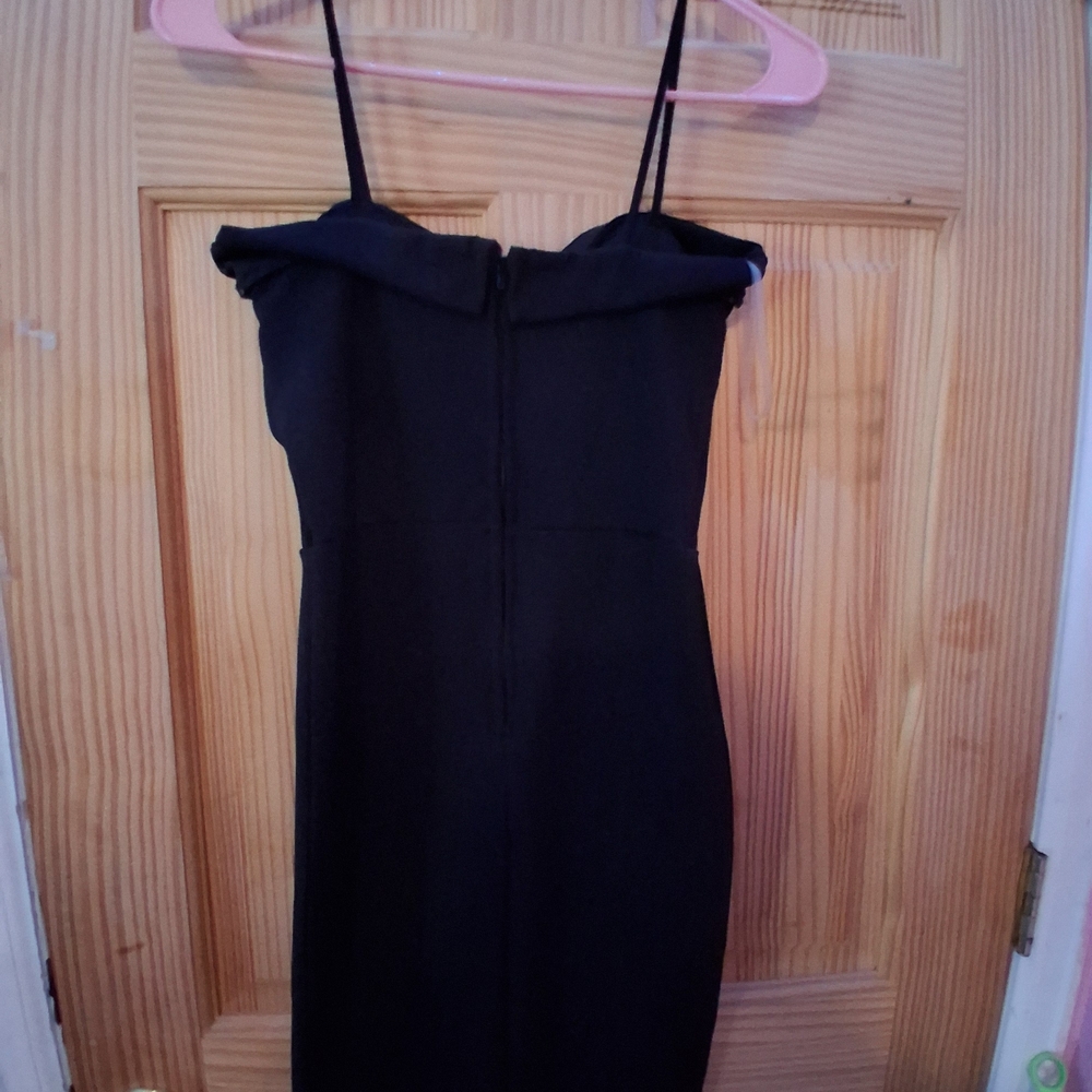 Charlotte Russe Black Strapless Dress